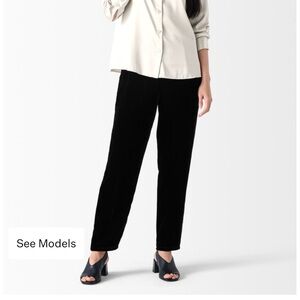 Eileen Fisher velvet pant, NWT